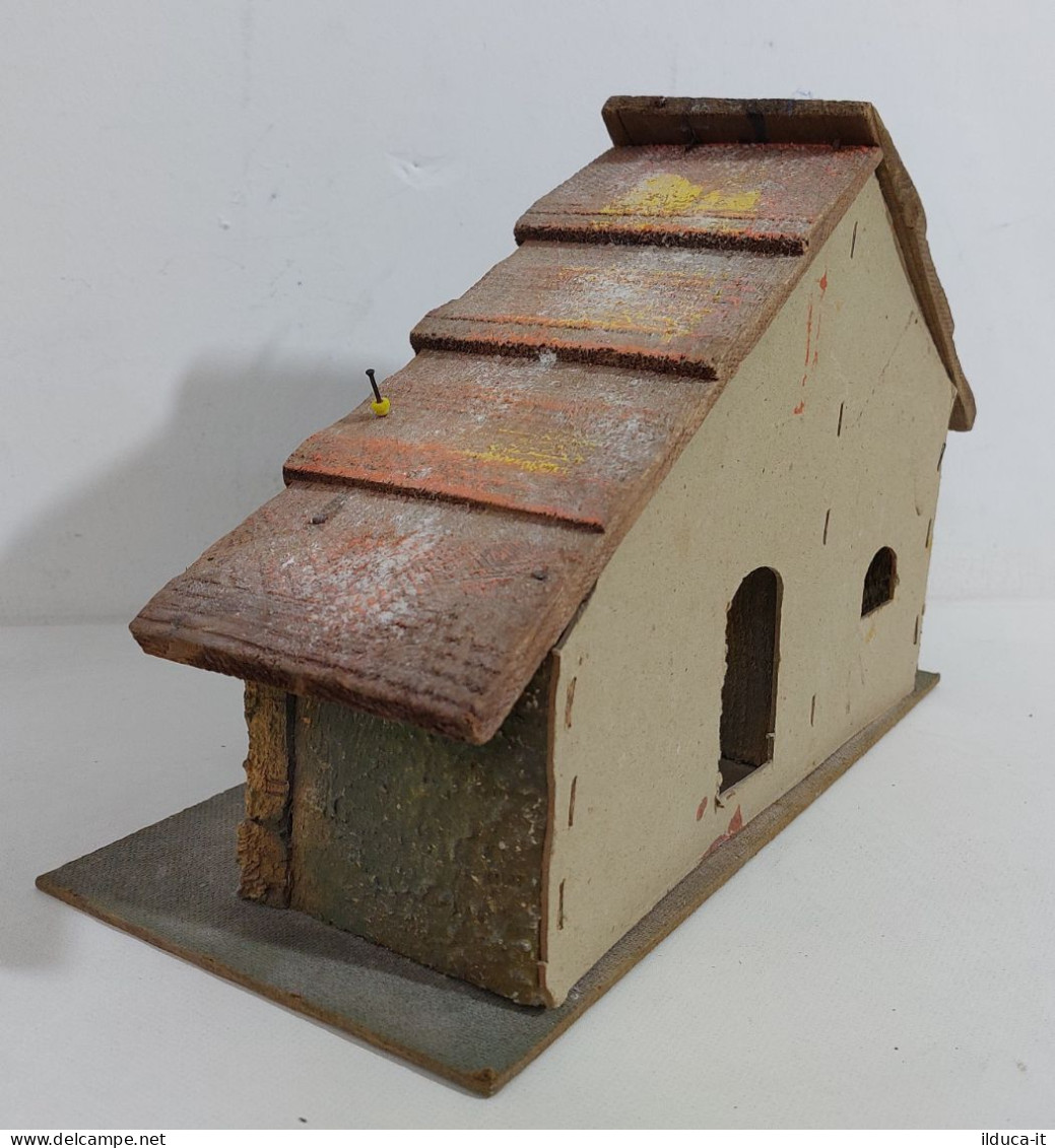 54802 Presepe - Casetta / Grotta In Legno - 34x15 Cm - Crèches De Noël