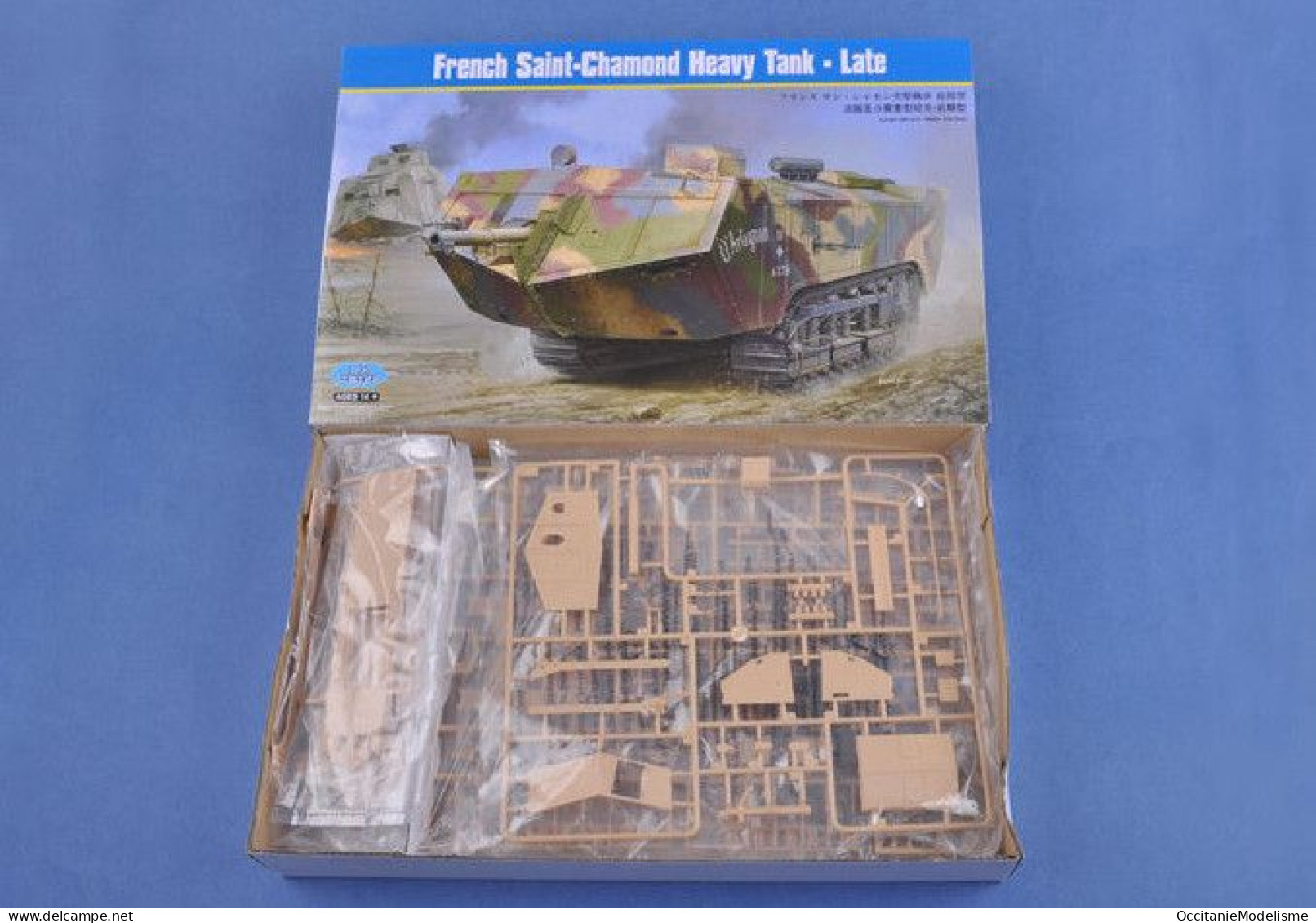 HobbyBoss - Char French Saint-Chamond Heavy Tank Late Maquette Kit Plastique Réf. 83860 Neuf NBO 1/35 - Véhicules Militaires