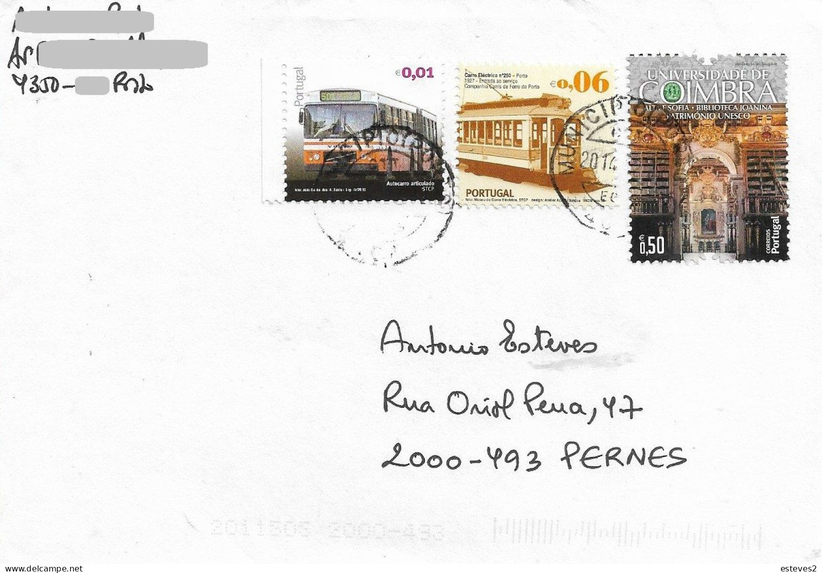 Portugal , 2014 ,  UNESCO Heritage - University Of Coimbra - Alta And Sofia , Bus , Tram - Monuments