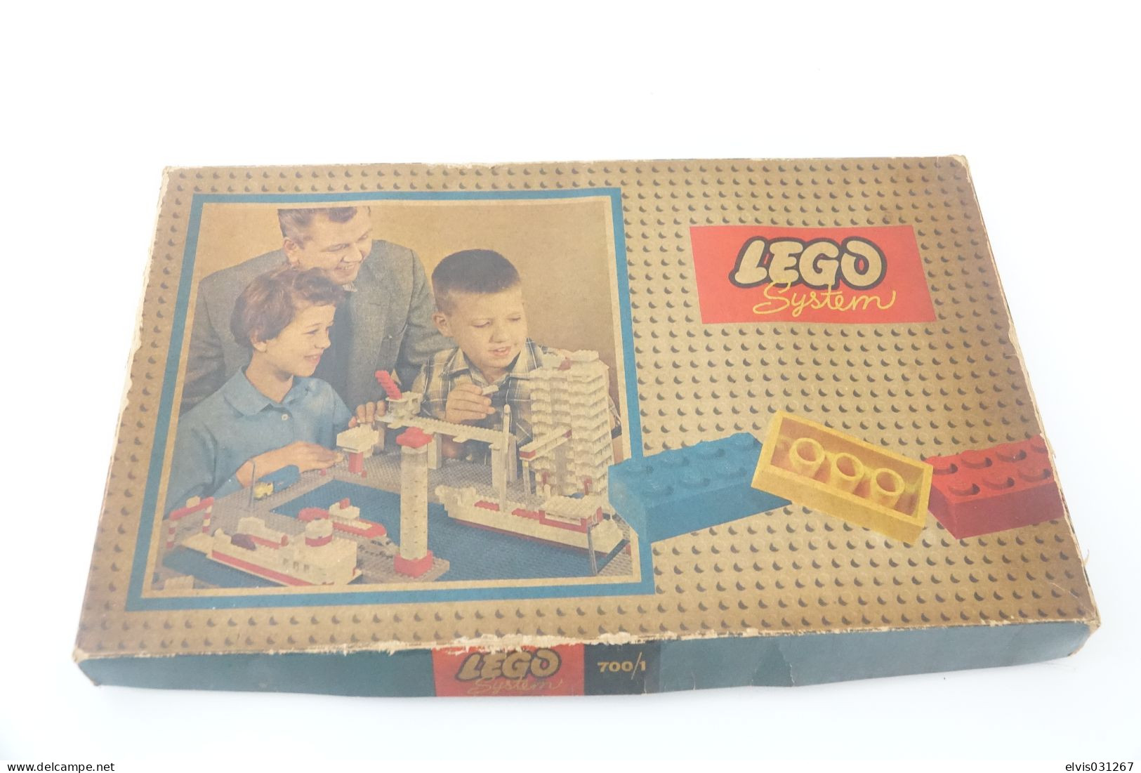 LEGO - 700/1 Gift Package (Lego Mursten) Extremely Rare 1st Edition - Collector Item - Original Lego 1956 - Vintage - Catalogi