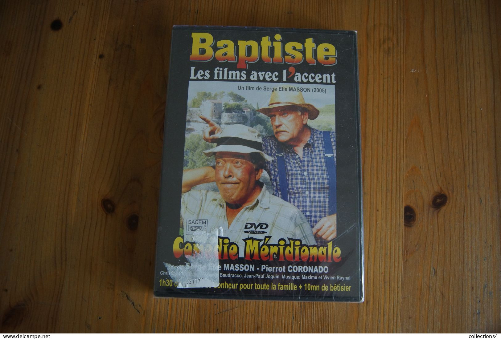 BAPTISTE LES FILMS AVEC L ACCENT SERGE ELIE MASSON PIERRE CORONADO DVD NEUF SCELLE SORTIE 2005 - Comedy