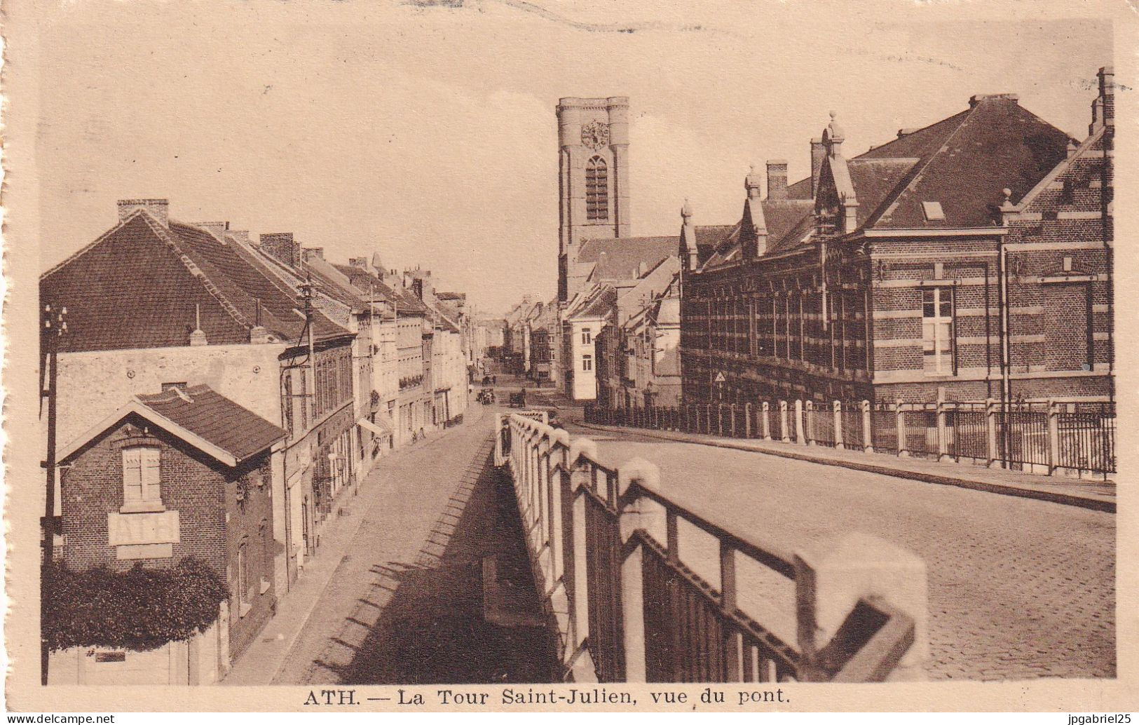 Ath La Tour St Julien Vue Du Pont - Ath