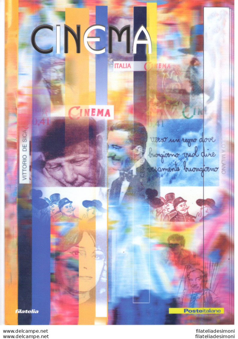 2002 Italia - Repubblica , Folder - Il Cinema MNH** - Paquetes De Presentación