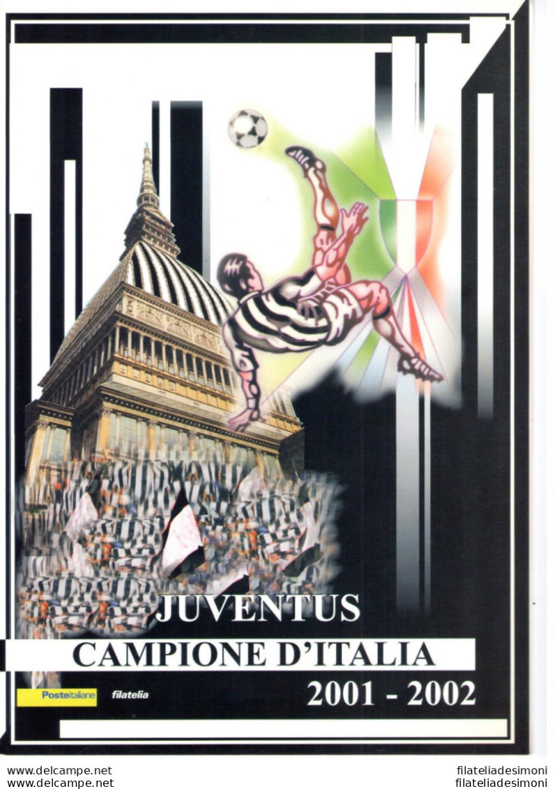 2002 Italia - Repubblica , Folder - Juventus Campione D'Italia  MNH** - Pochettes