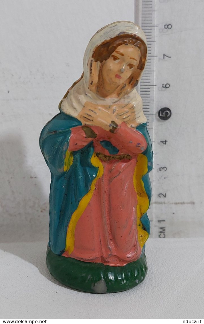 54808 Pastorello Presepe - Statuina In Celluloide - Madonna - Nacimientos - Pesebres
