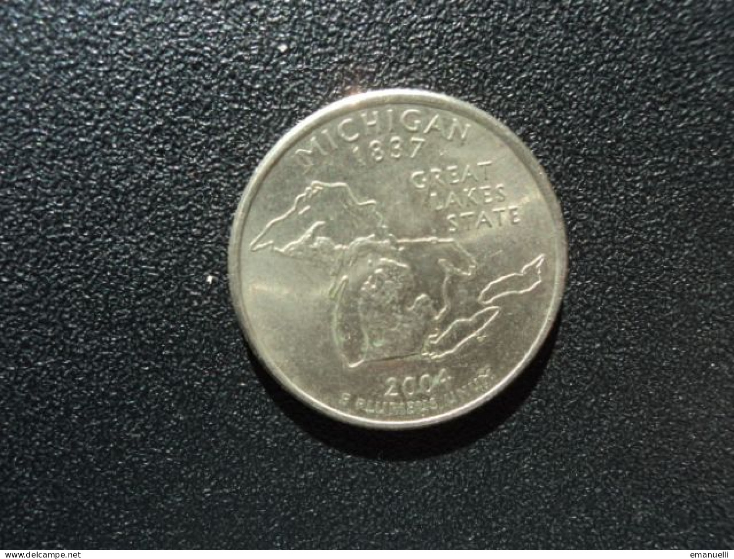 ÉTATS UNIS D'AMÉRIQUE : 1/4 DOLLAR   2004 P   KM 355    SUP(+) - 1999-2009: State Quarters