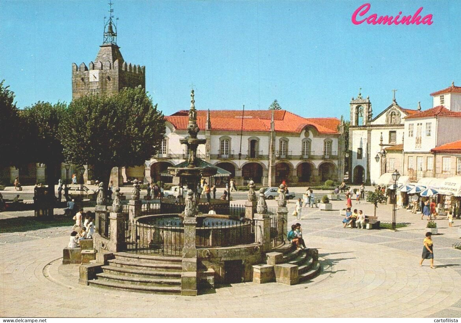 CAMINHA - Um Aspeto Da Vila  (2 Scans) - Viana Do Castelo