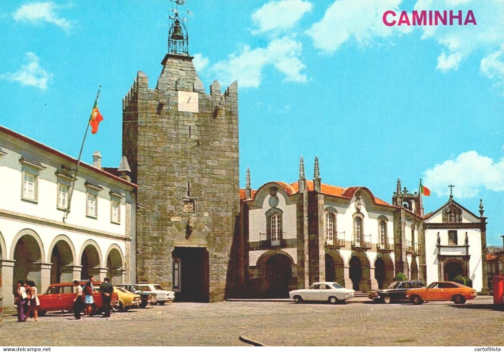 CAMINHA - Um Aspeto Da Vila  (2 Scans) - Viana Do Castelo
