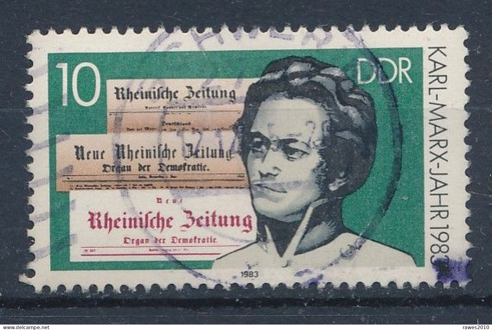 DDR Mi. 2783 Gest. Karl Marx Zeitung - Gebraucht