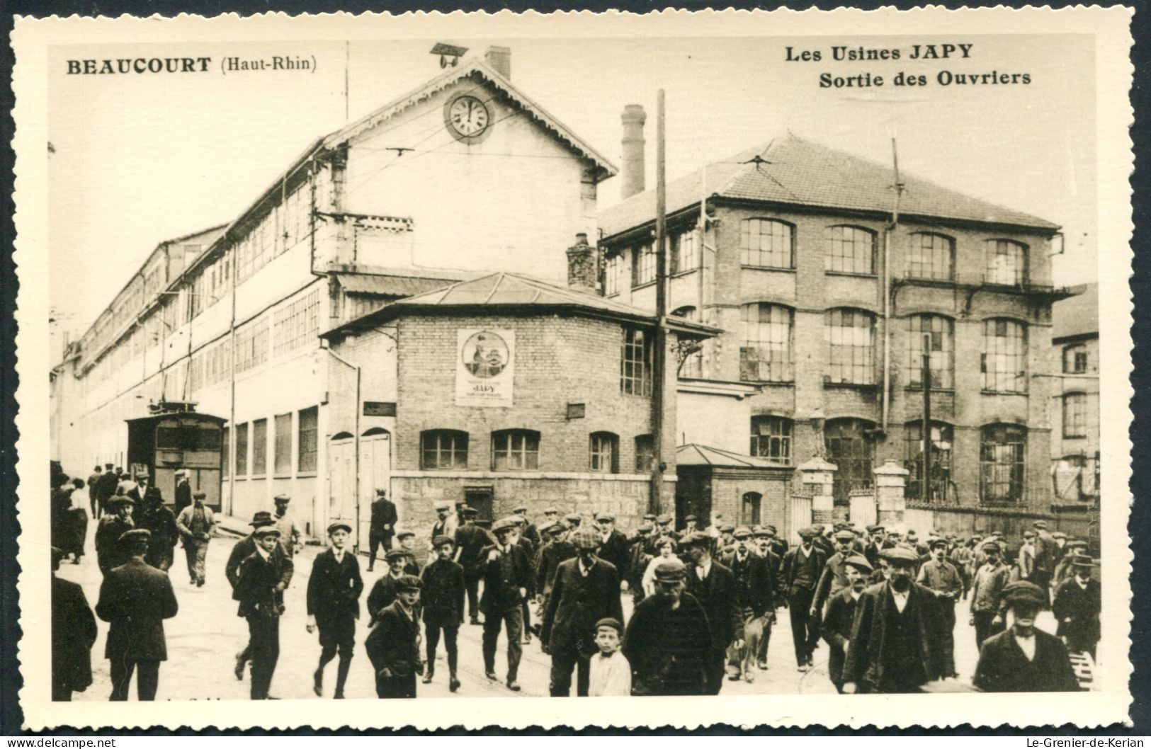 Reproduction Ancienne D'une CPA - Beaucourt - Usines Japy Sortie Des Ouvriers - Voir 2 Scans & Descriptif - Beaucourt