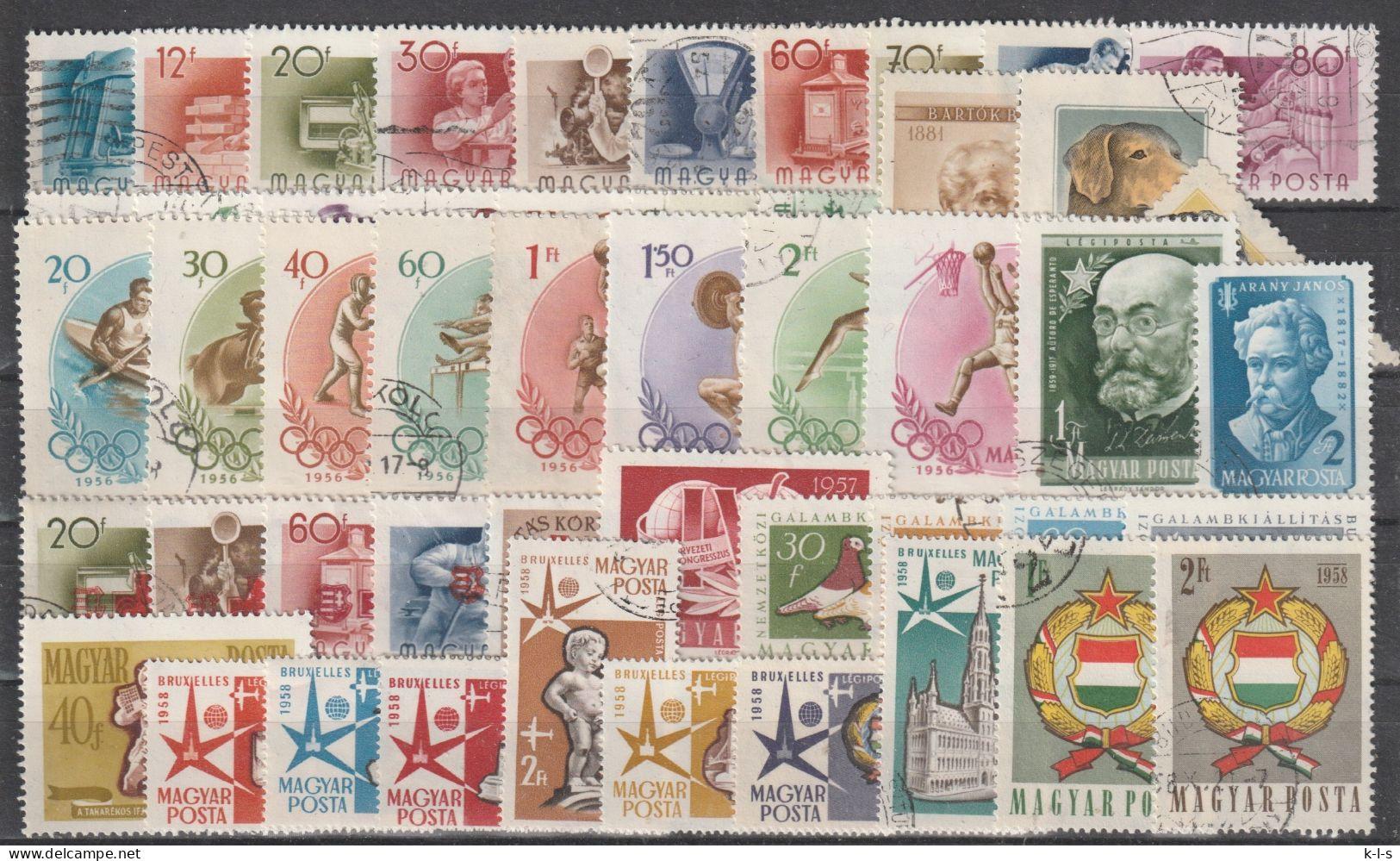 Ungarn: Posten Mit 50 Div. Versch. Sondermarken.   Gestpl./used - Lots & Kiloware (mixtures) - Max. 999 Stamps