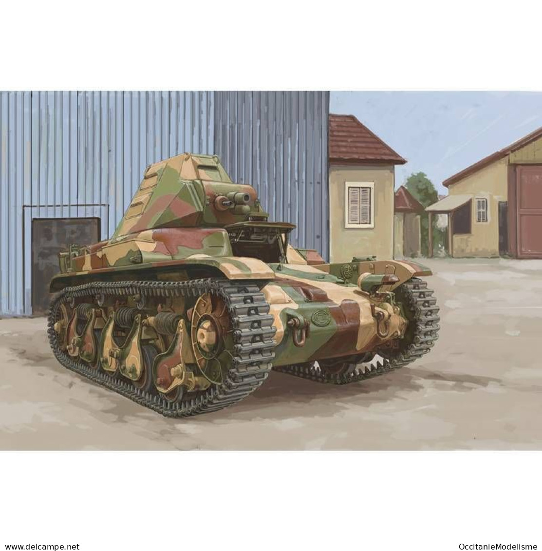 HobbyBoss - Char Français French R35 Avec Tourelle FCM Maquette Kit Plastique Réf. 83894 Neuf NBO 1/35 - Véhicules Militaires