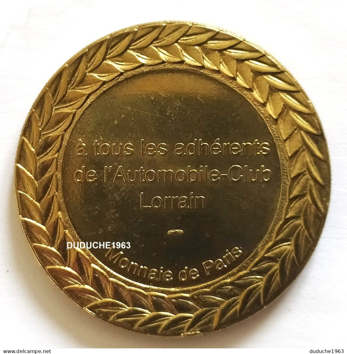 Monnaie De Paris 54.Vandoeuvre - Automobile Club Lorrain 1998 - Zonder Datum