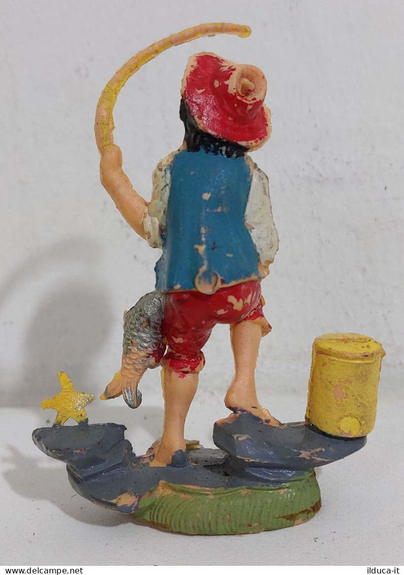 64752 Pastorello Presepe - Statuina In Plastica - Pescatore - Crèches De Noël