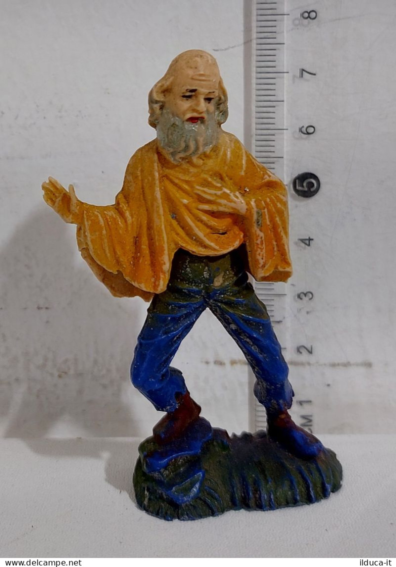 64754 Pastorello Presepe Nardi - Statuina In Plastica - Vagabondo - Weihnachtskrippen