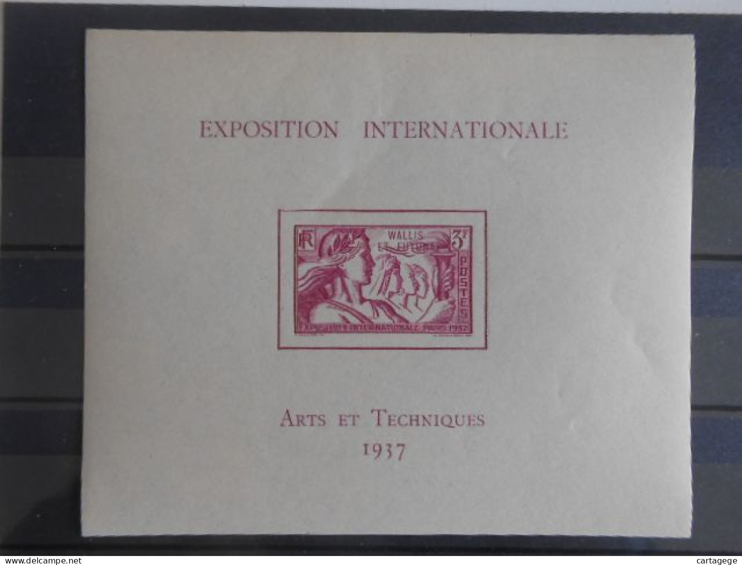 WALLIS-ET-FUTUNA YT BF 1 EXPOSITION INTERNATIONALE DE 1937** - Blocchi & Foglietti