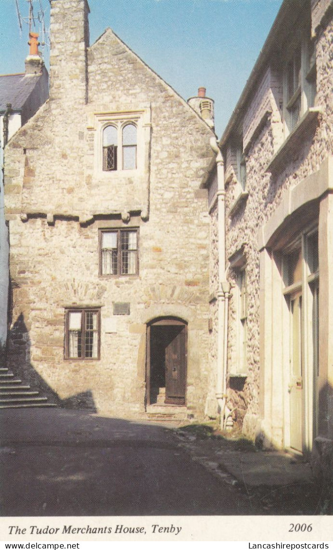 Postcard The Tudor Merchants House Tenby My Ref B14923 - Pembrokeshire