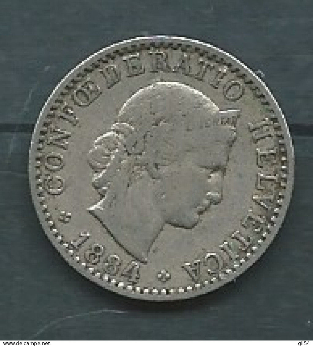 MA 30928 / Suisse - Schweiz - Switzerland 20 Rappen 1884 -  Pieb 24808 - 20 Rappen