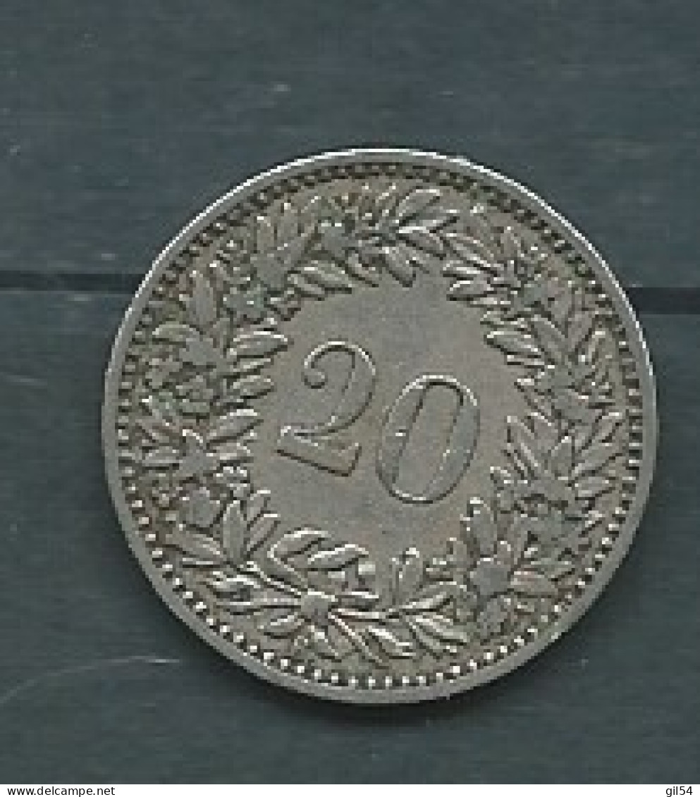 MA 30928 / Suisse - Schweiz - Switzerland 20 Rappen 1884 -  Pieb 24808 - 20 Rappen