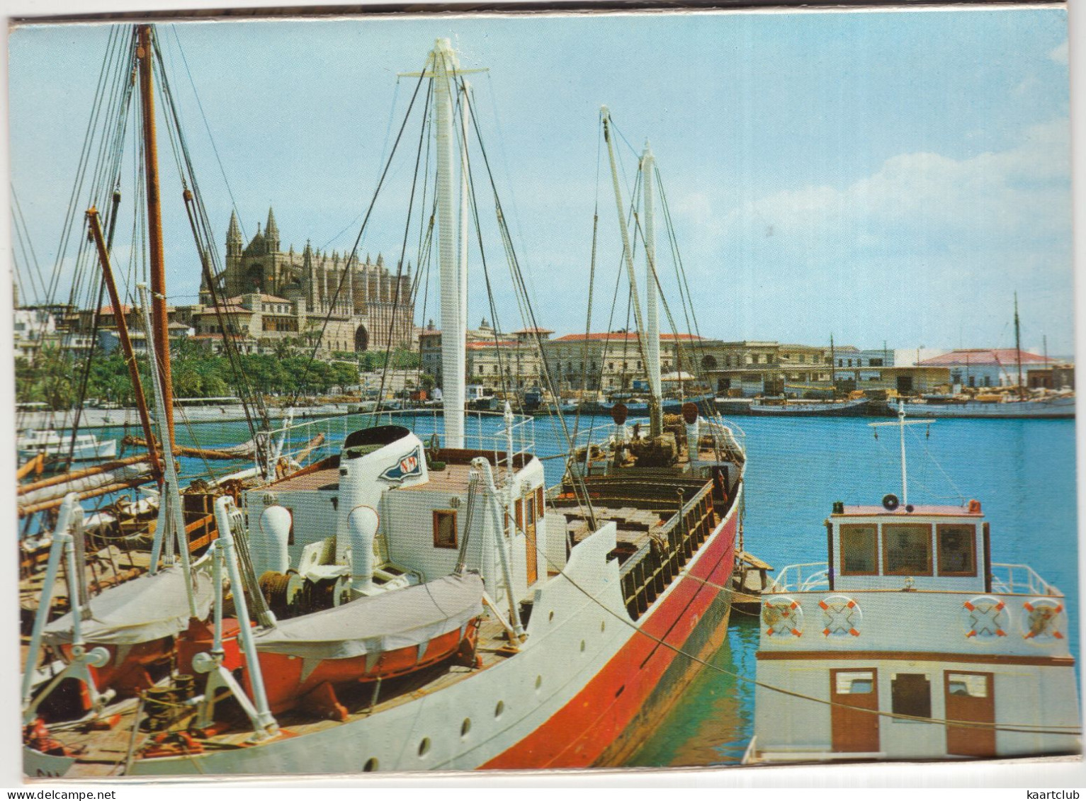 10  Mallorca. Palma - La Catedral Desde El Muelle De Pescadores - (Baleares, Espana/Spain) - Palma De Mallorca