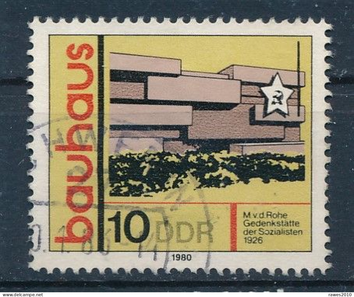 DDR Mi. 2509 Gest. Bauhaus Gedenkstätte Der Sozialisten Berlin - Gebraucht