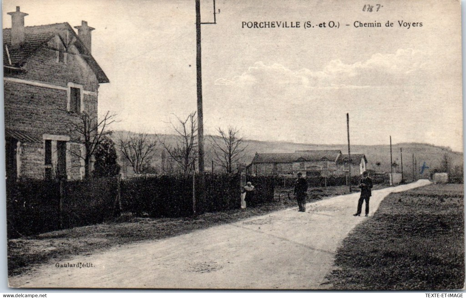 78 PORCHEVILLE - Chemin De Voyers. - Porcheville