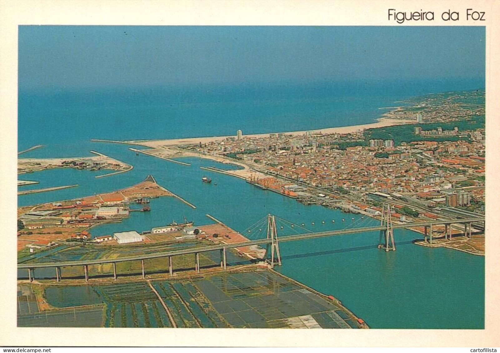 FIGUEIRA DA FOZ - Vista Aérea  (2 Scans) - Coimbra