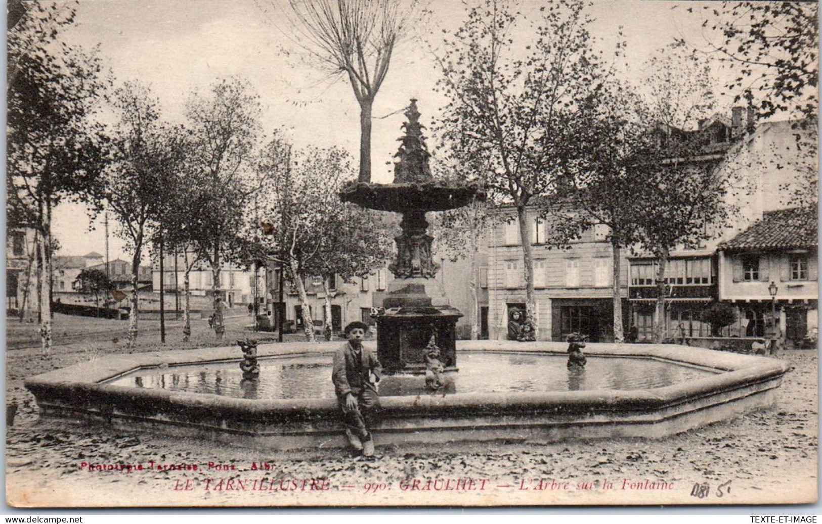 81 GRAULHET - L'arbre Sur La Fontaine. - Graulhet