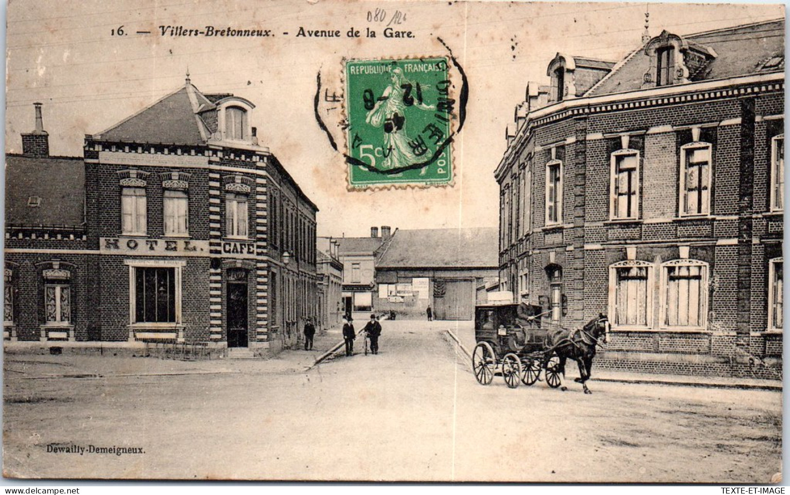 80 VILLERS BRETONNEUX - Avenue De La Gare -  - Villers Bretonneux