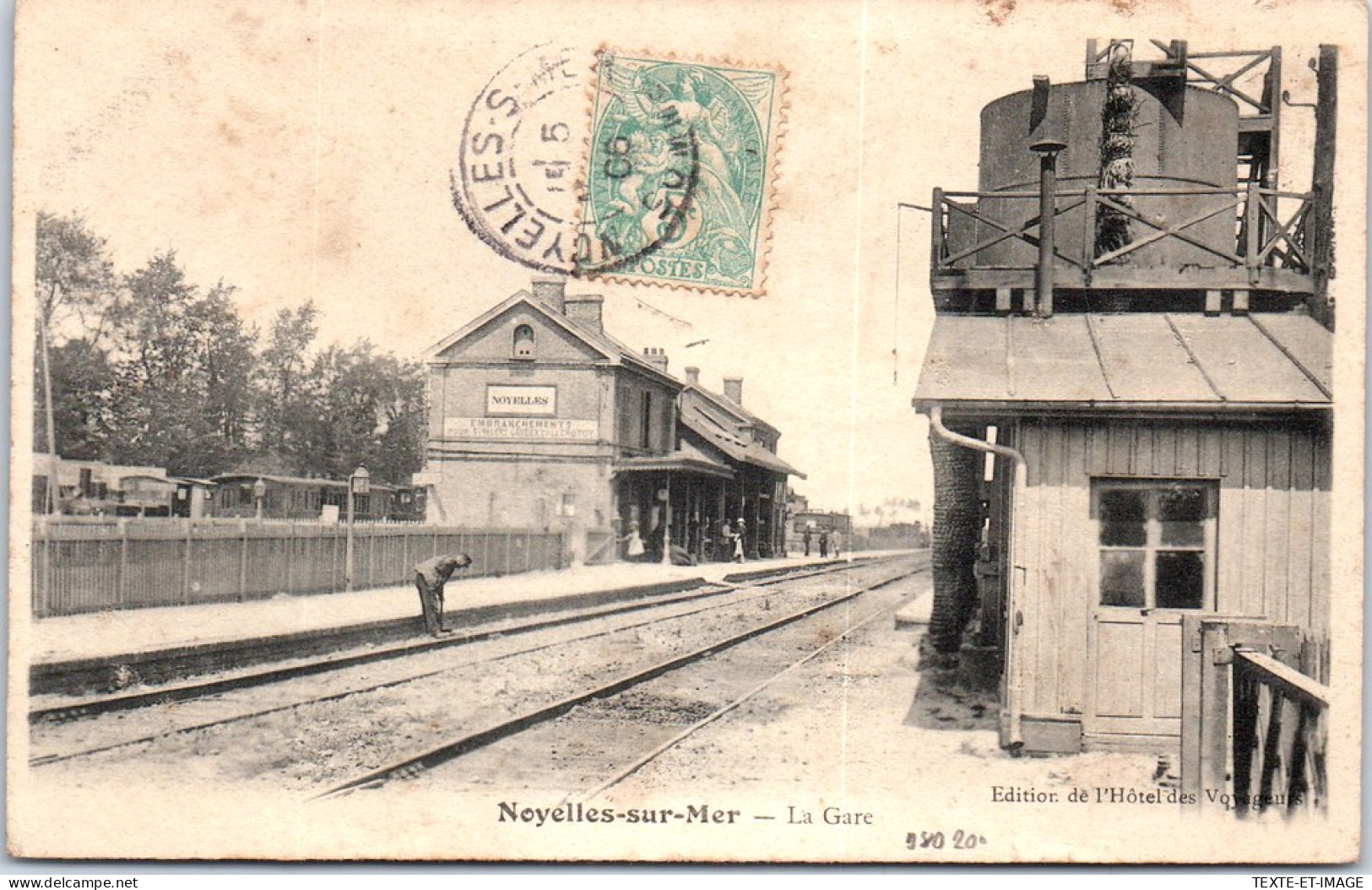 80 NOYELLES SUR MER - Vue De La Gare -  - Noyelles-sur-Mer