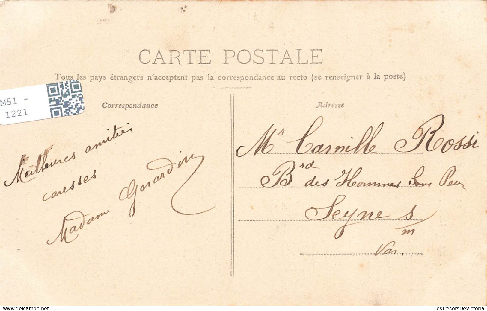 FRANCE - Cussy La Colonne - Colonne Gallo-Romaine - Carte Postale Ancienne - Other & Unclassified