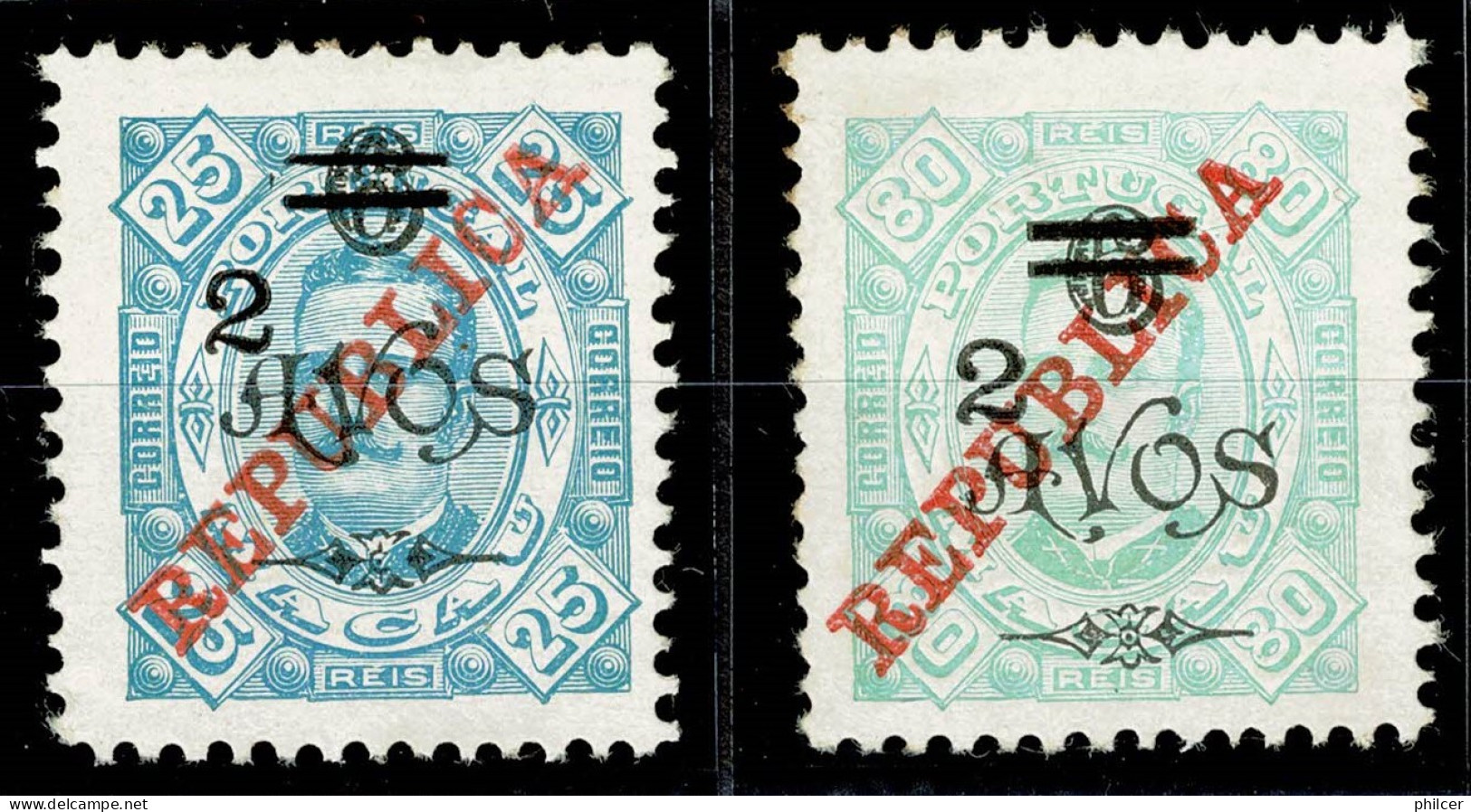 Macau, 1919, # 244/5, MNG - Ongebruikt