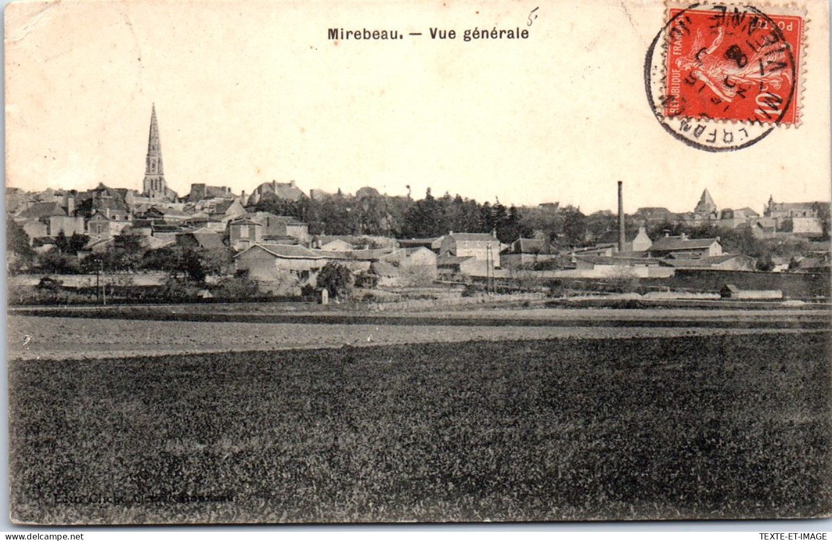 86 MIREBEAU - Vue Generale  - Mirebeau