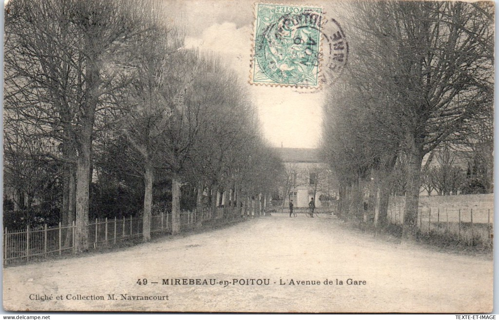86 MIRABEAU EN POITOU - L'avenue De La Gare. - Mirebeau