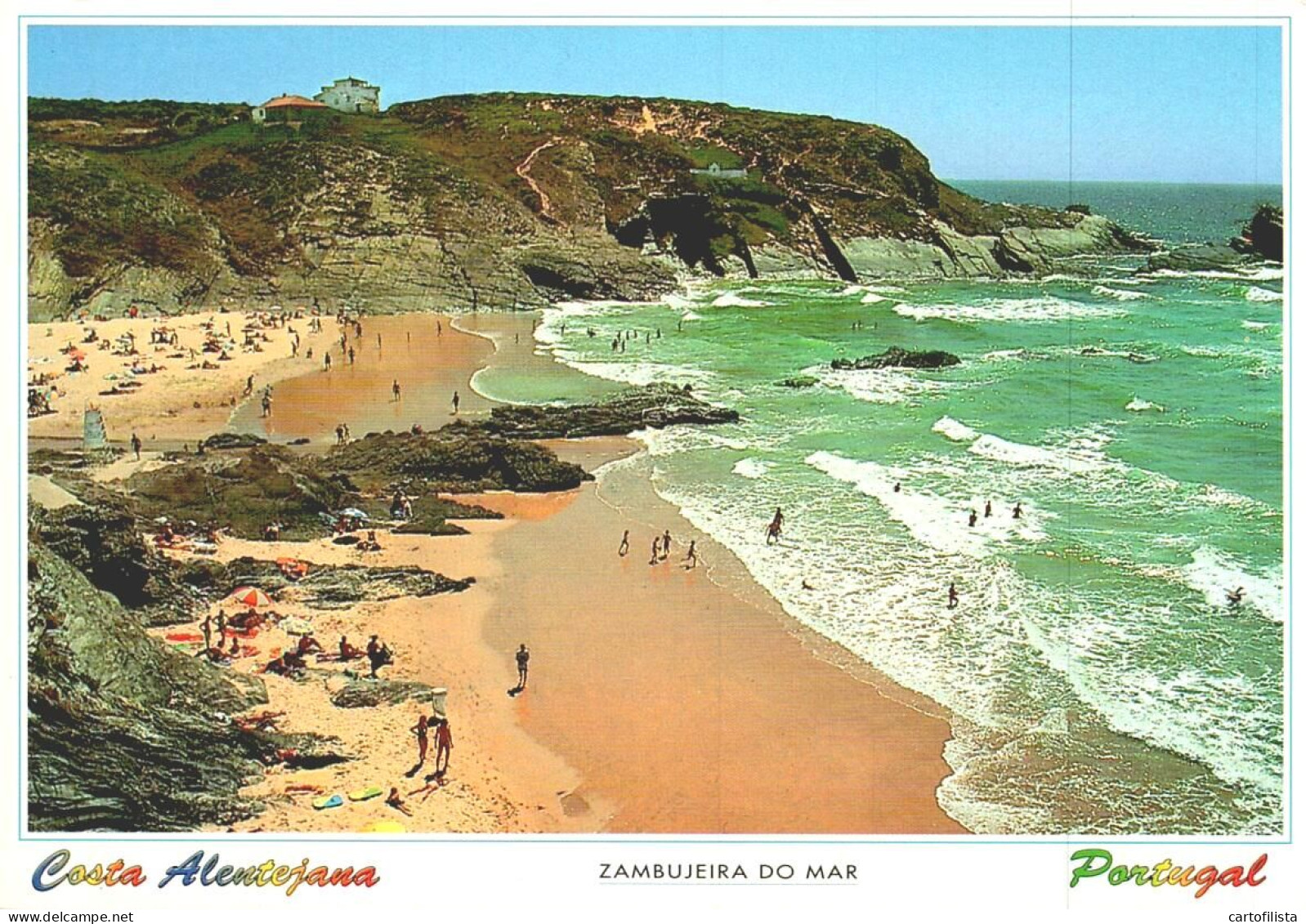 ZAMBUJEIRA DO MAR, Odemira - Vista Da Praia  (2 Scans) - Beja