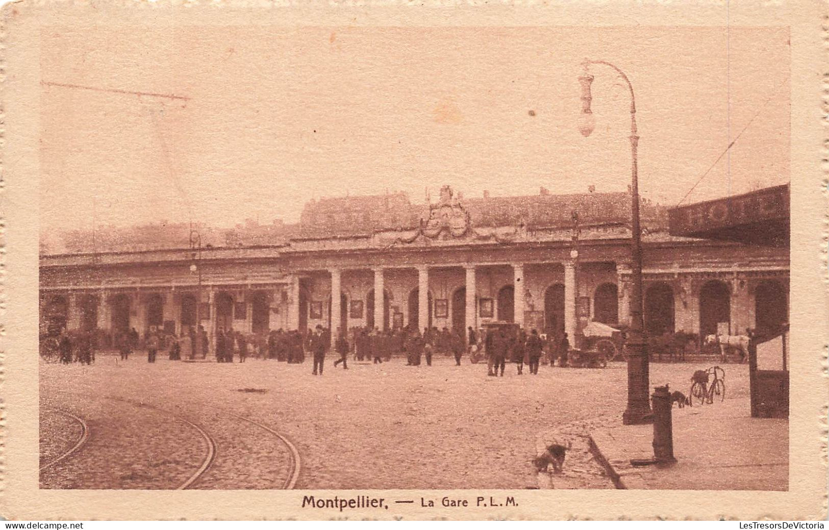 FRANCE - Montpellier - La Gare P. L. M. - Animé - Carte Postale Ancienne - Montpellier