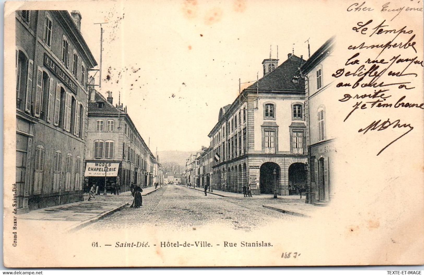 88 SAINT DIE - La Rue Stanislas  - Saint Die