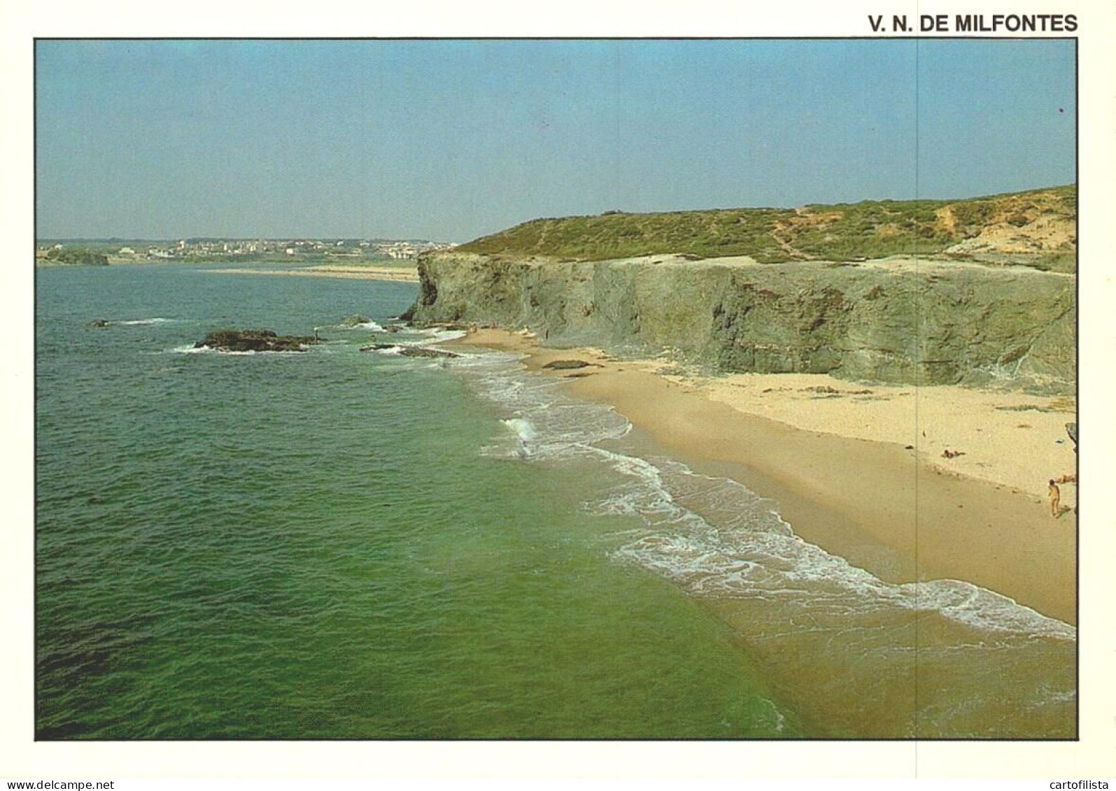 VILA NOVA DE MILFONTES, Odemira - Vista Da Praia  (2 Scans) - Beja