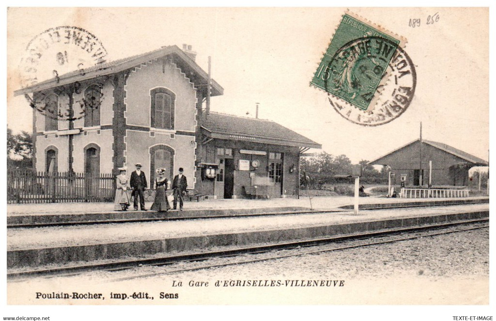 89 EGRISELLES VILLENEUVE - La Gare  - Cydroine