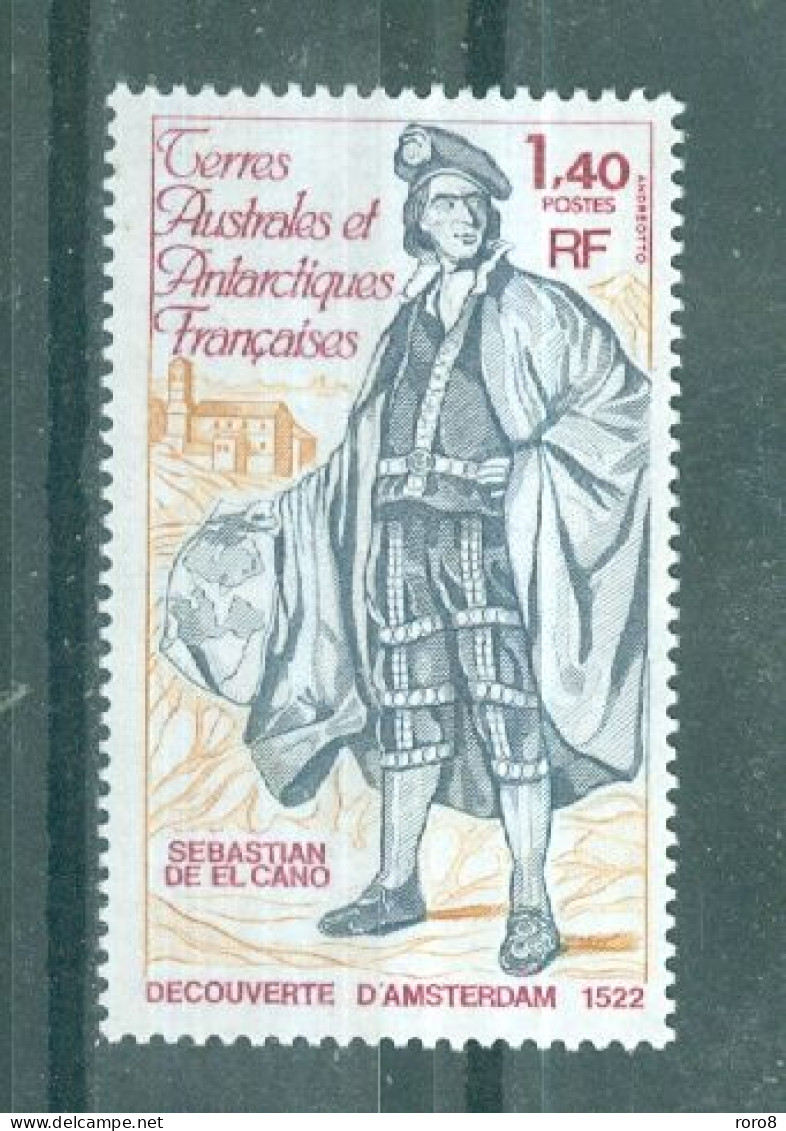 T.A.A.F. N°84** MNH SCAN DU VERSO - Sebastian De El Cano. - Unused Stamps