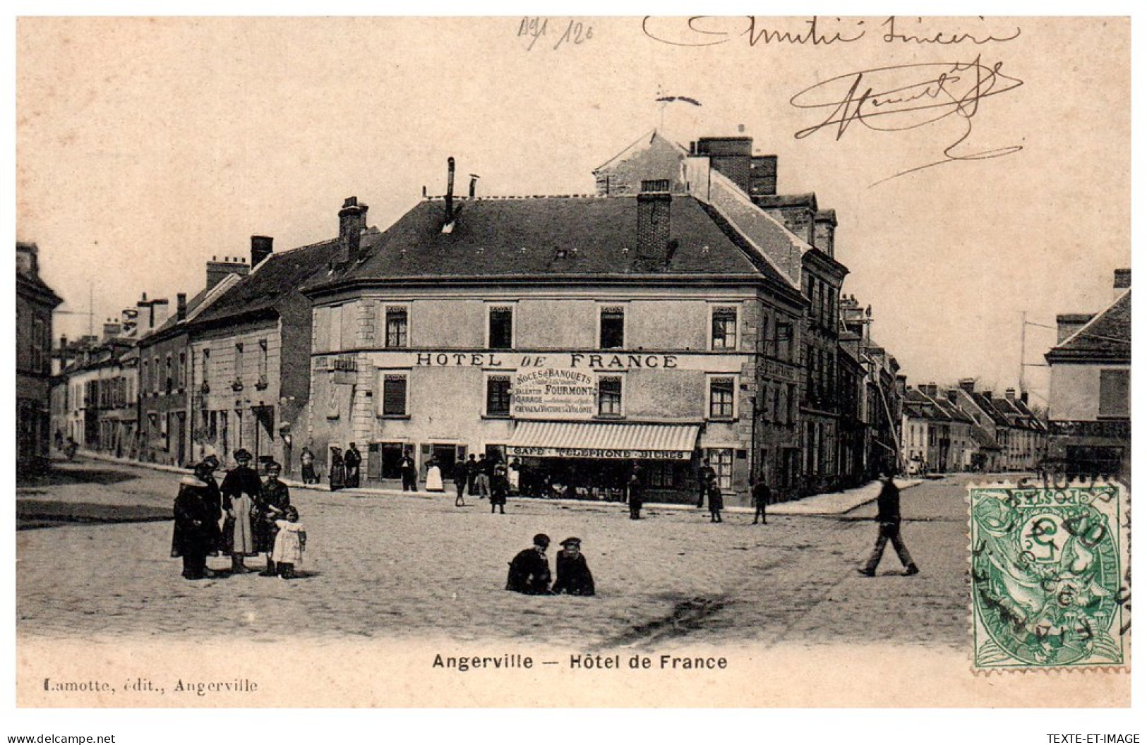 91 ANGERVILLE - Hotel De France. - Angerville