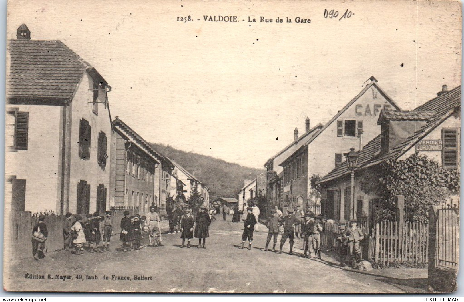 90 VALDOIE - La Rue De La Gare  - Valdoie
