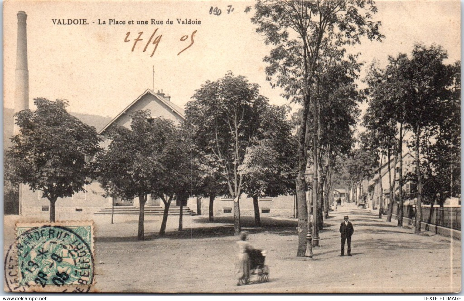 90 VALDOIE - La Place & Une Rue De Valdoie. - Valdoie
