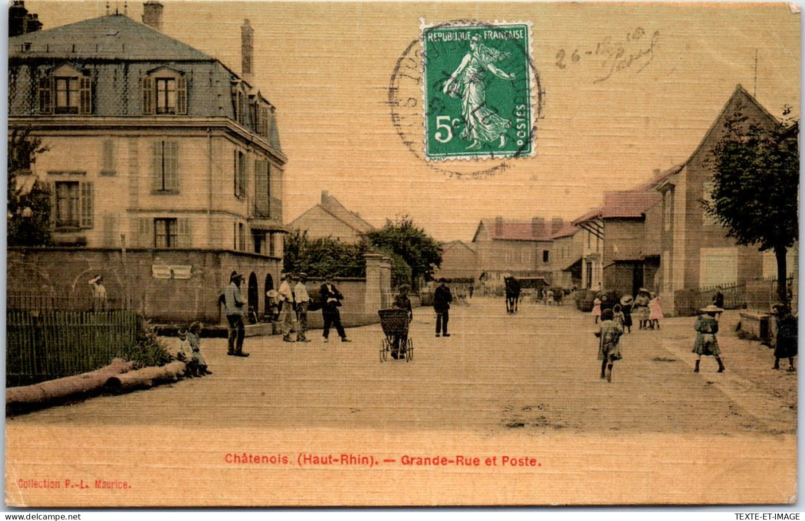 90 CHATENOIS - La Grande Rue Et Le Bureau De Poste  - Châtenois-les-Forges