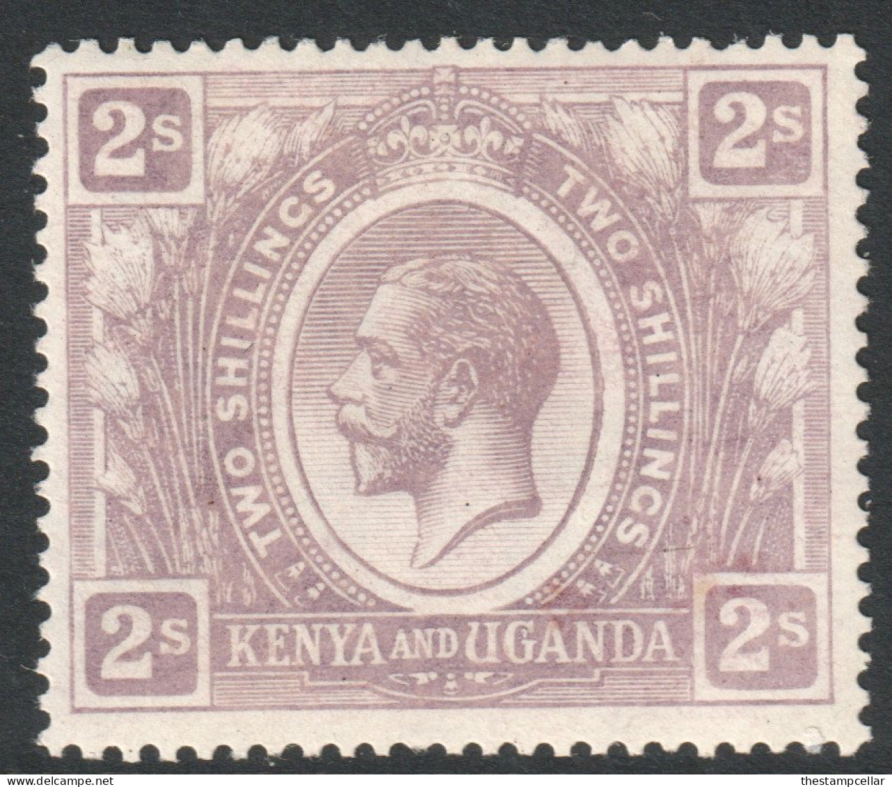 KUT Kenya And Uganda Scott 30 - SG88, 1922 George V 2/- MH* - Kenya & Ouganda