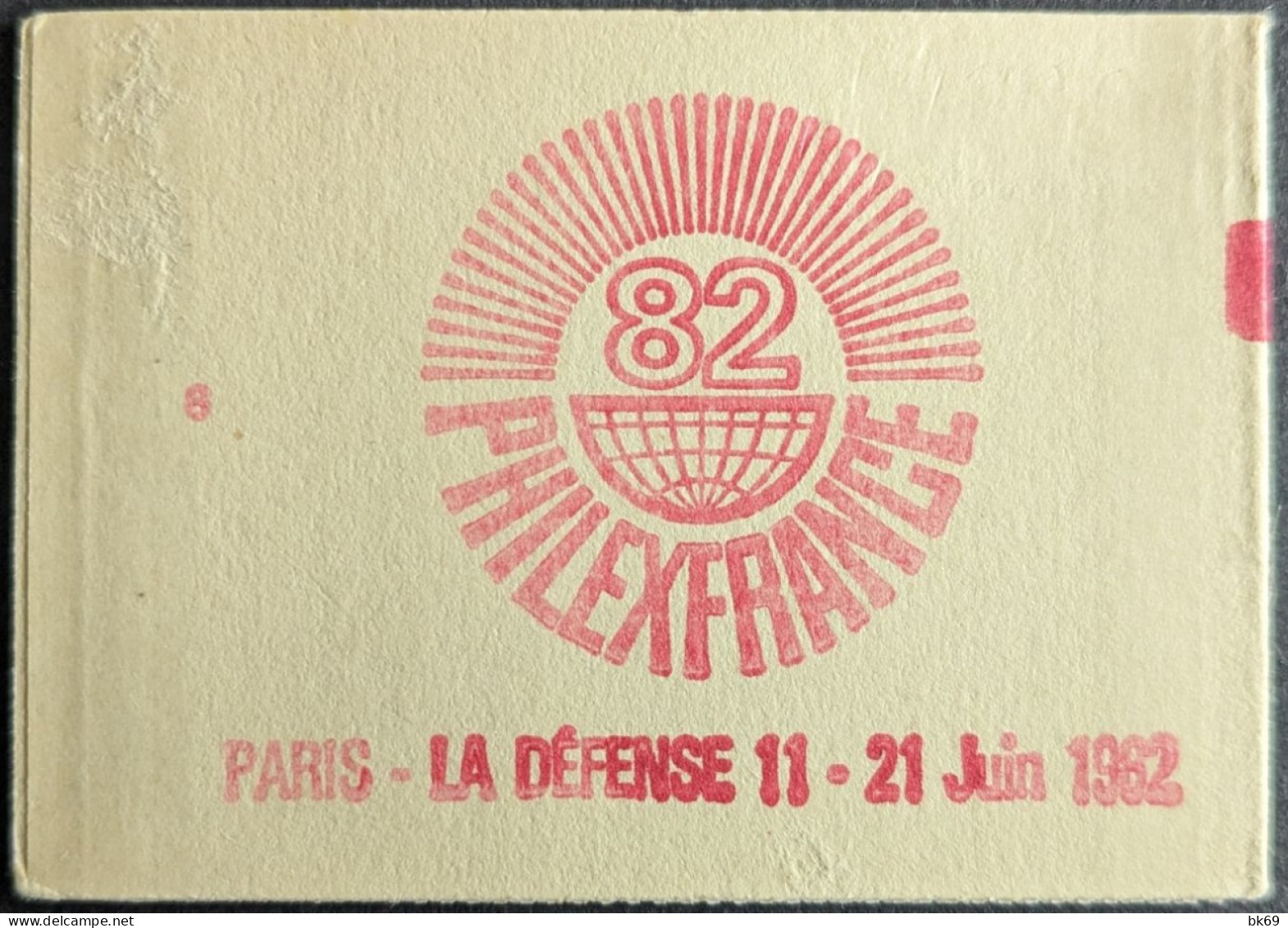 2187 C4 Conf. 8 Date 4/ 10.11.81 Carnet Fermé Liberté 1.60F Rouge - Moderni : 1959-…