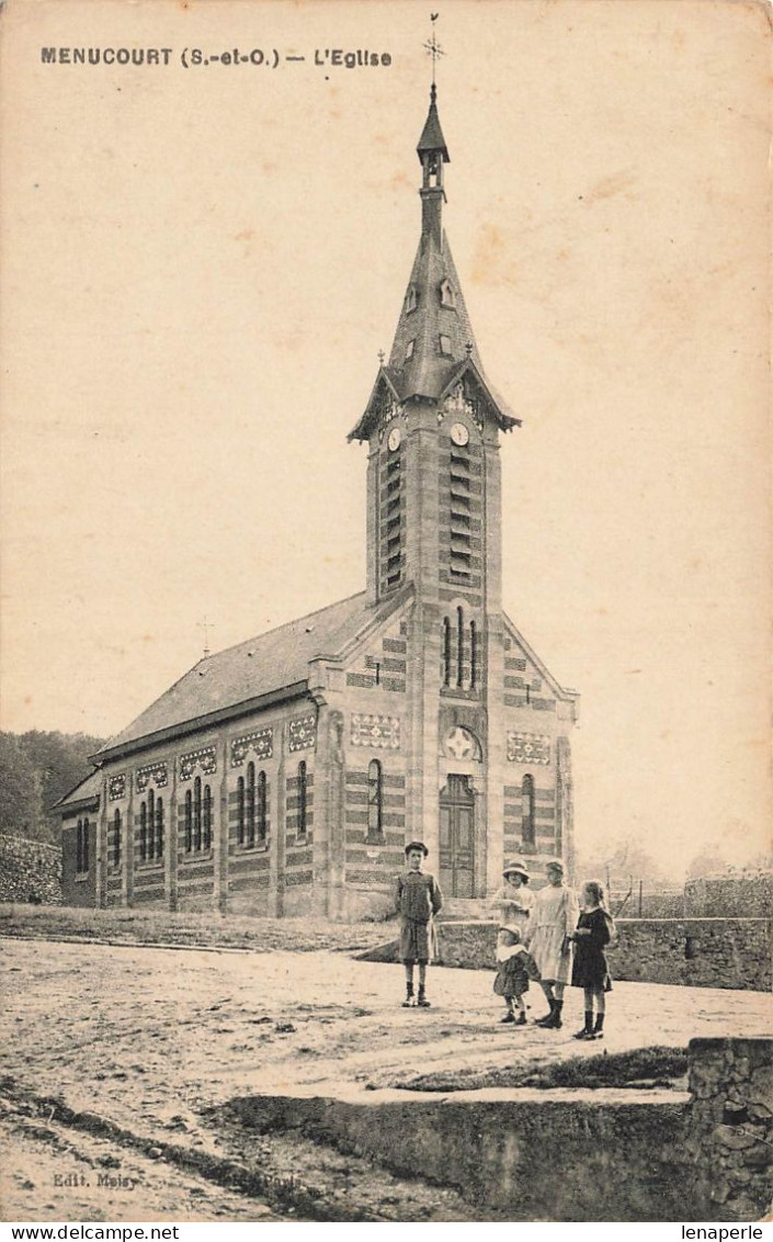 D5241 Menucourt L'église - Menucourt