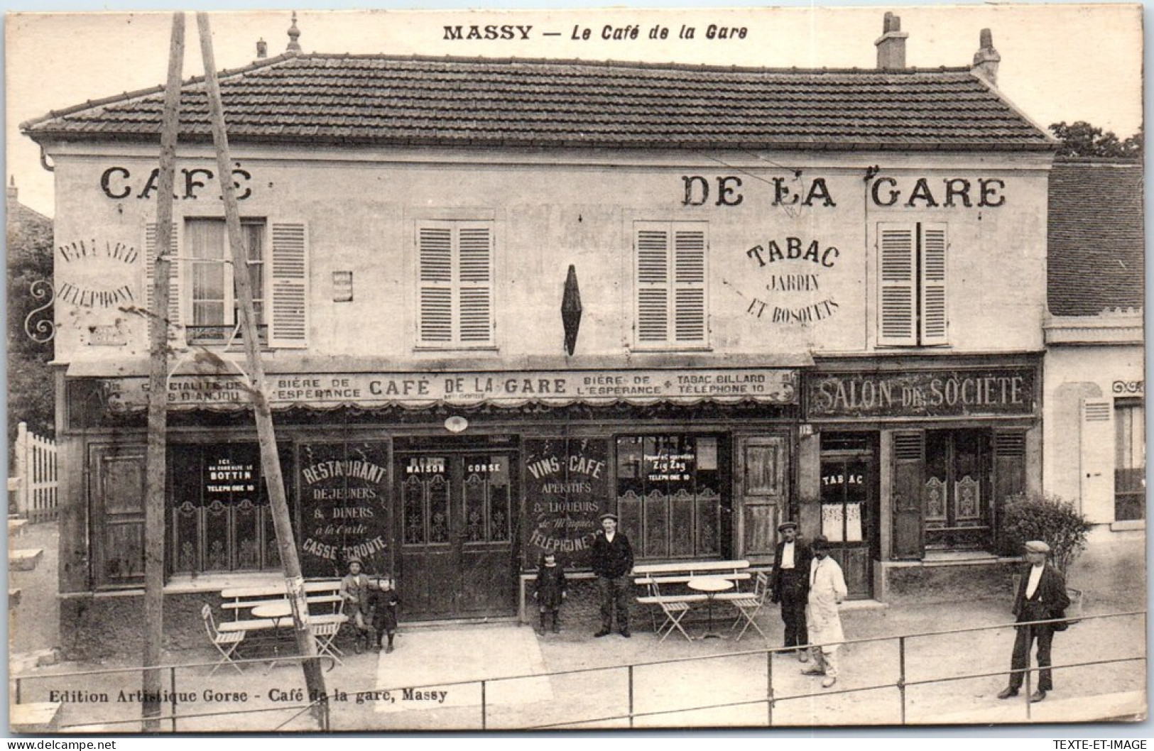 91 MASSY - Vue Du Cafe De La Gare. - Massy