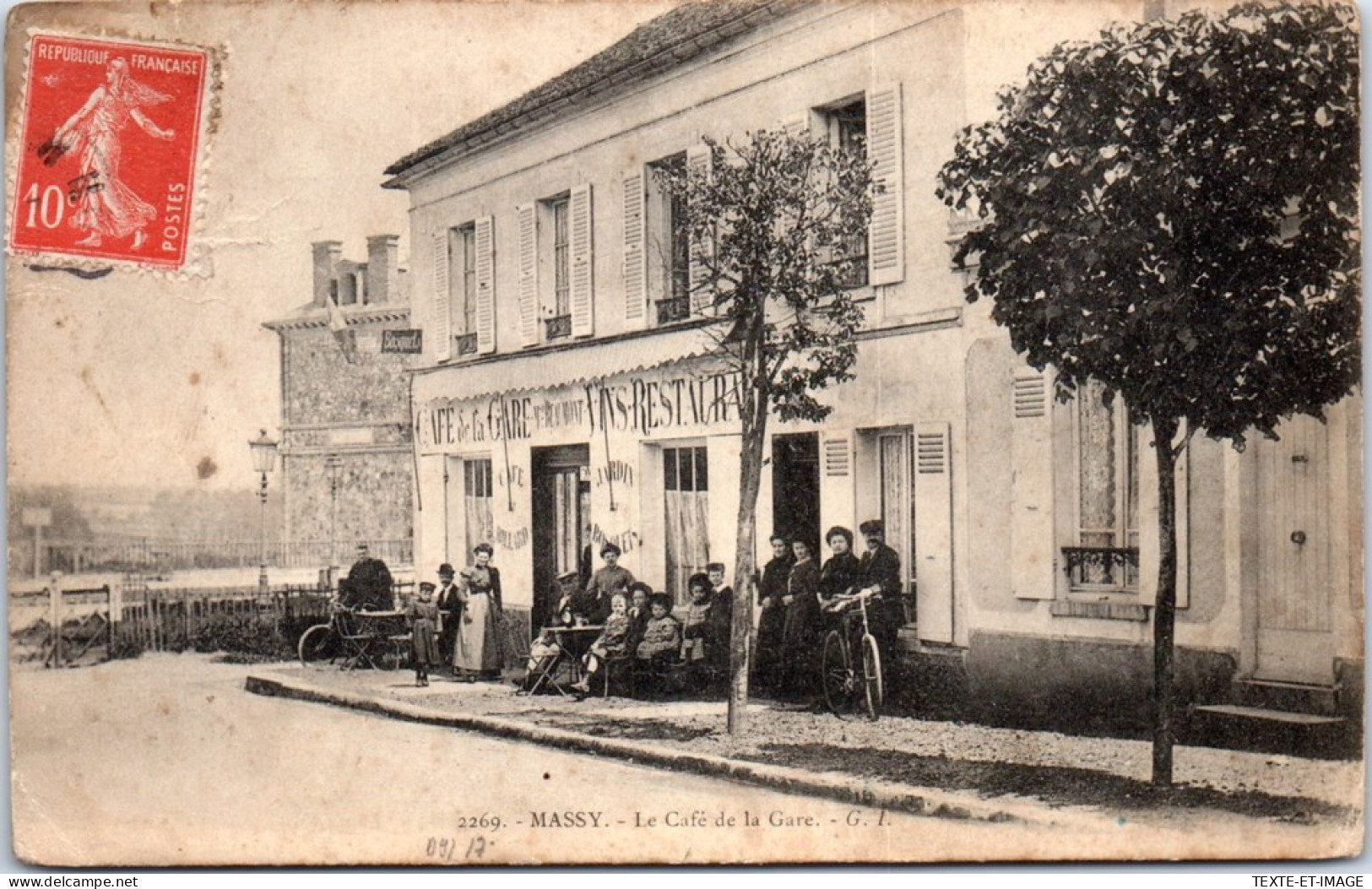 91 MASSY - Le Cafe De La Gare. - Massy