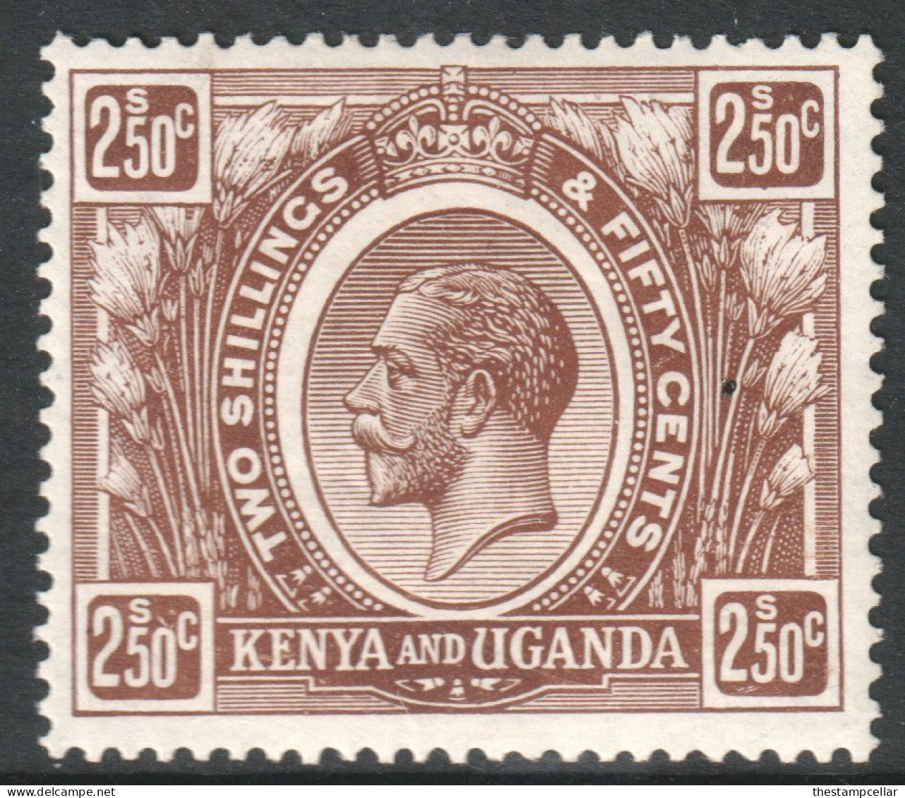 KUT Kenya And Uganda Scott 31 - SG89, 1922 George V 2/50 MH* - Kenya & Ouganda